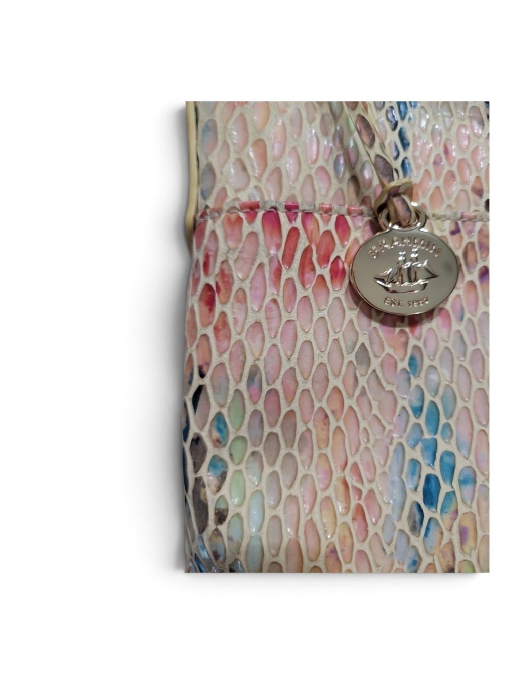 Brahmin Jody Leather Shoulder/Crossbody Bag in Multi Junie - Picture 6 of 13